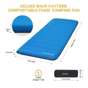 KingCamp Deluxe Wide Charcoral KM2208