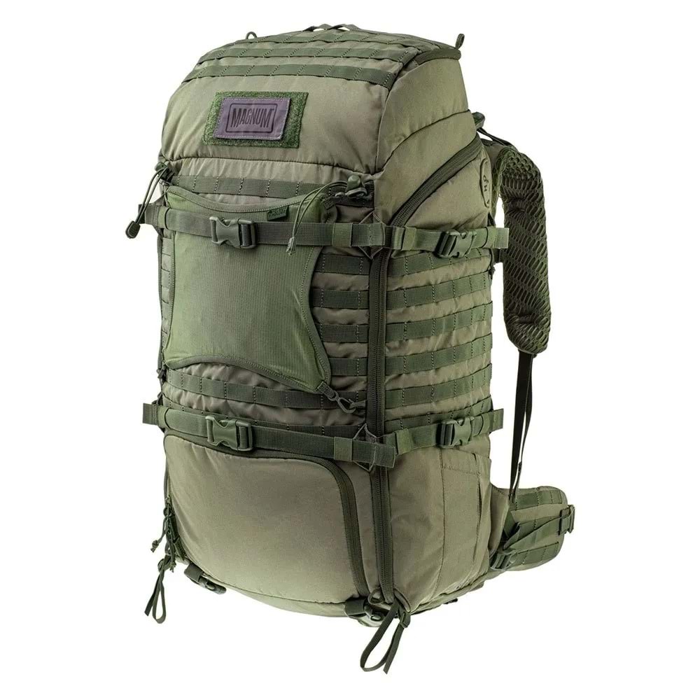 MAGNUM MULTITASK CORDURA 85L SIRT ÇANTASI COMBAT GREEN