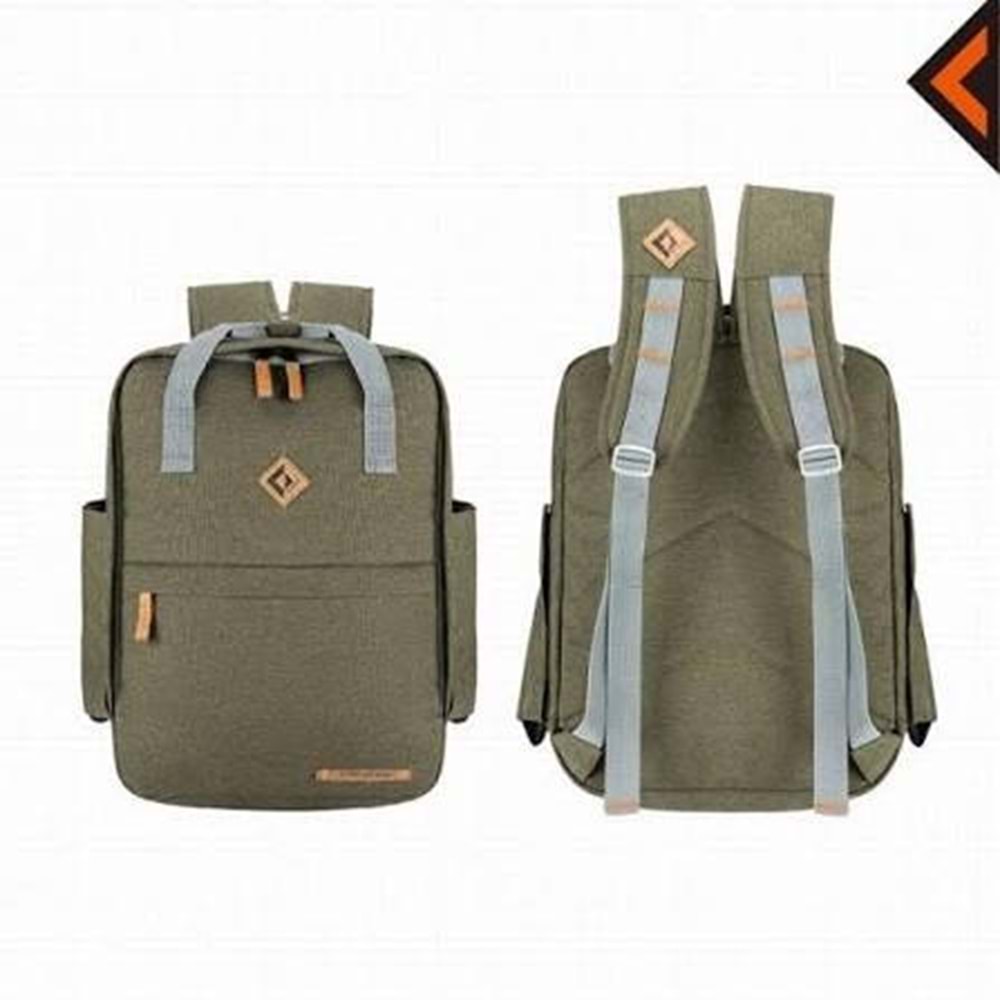 KingCamp Acadia 15Lt Olive Sırt Çantası Okul