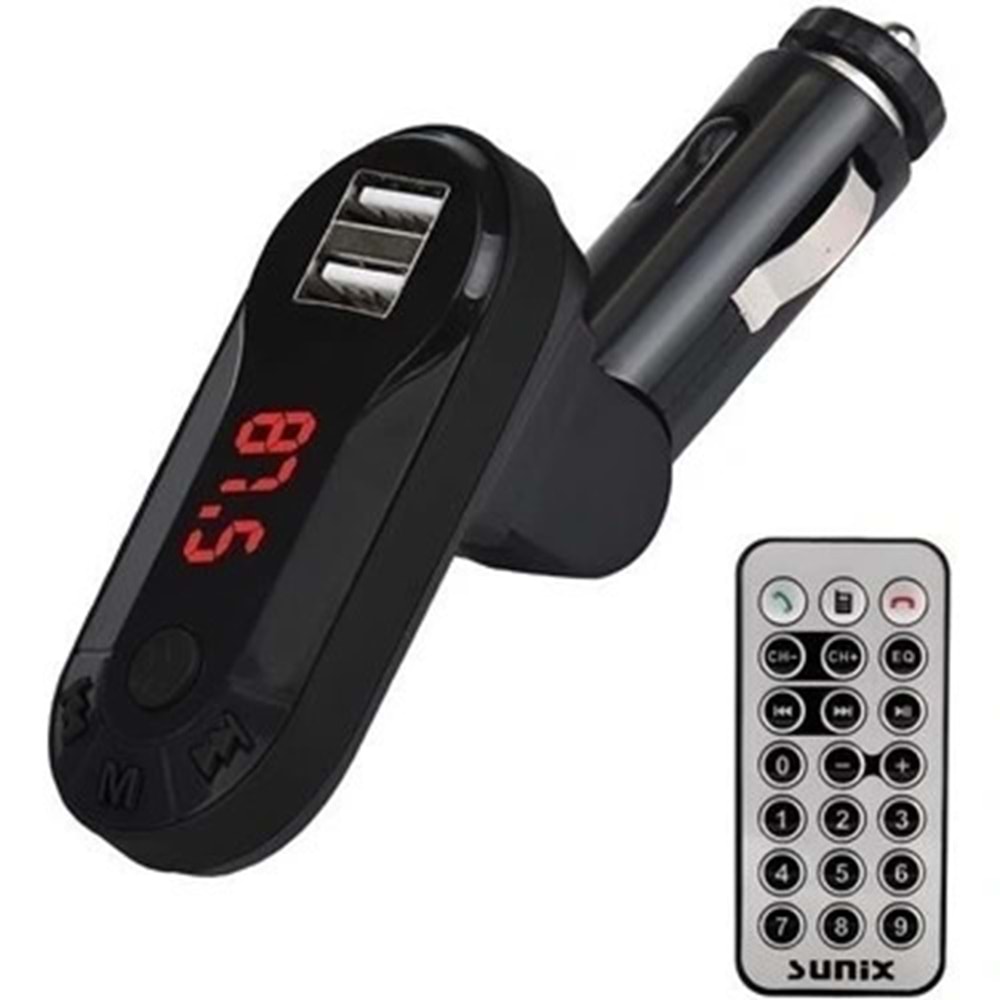Sunix FM Modulatör Araç Şarjer MDL-11