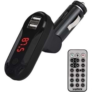 Sunix FM Modulatör Araç Şarjer MDL-11