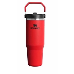 Stanley Flip Straw 30 Oz Chili Black Kırmızı