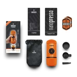 Wacaco Nanopresso ORANGE +Carrying Bag